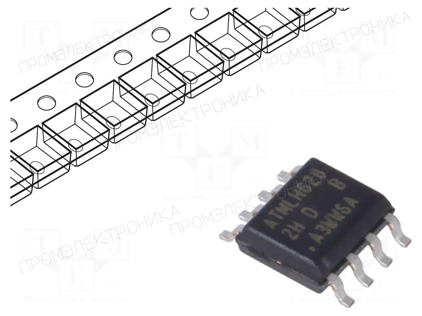Microchip Technology AT24CM02-SSHD-B — Памяти EEPROM последовательные