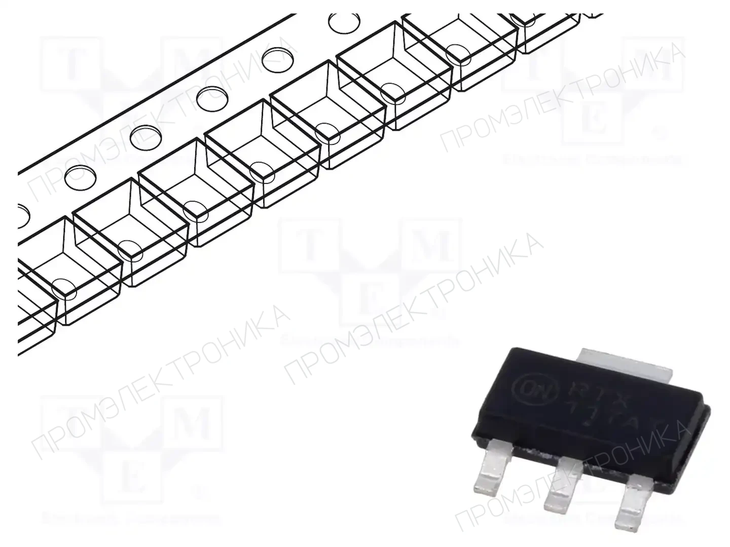 onsemi NCP1117ISTAT3G — Стабилизаторы напряжения регулир. LDO