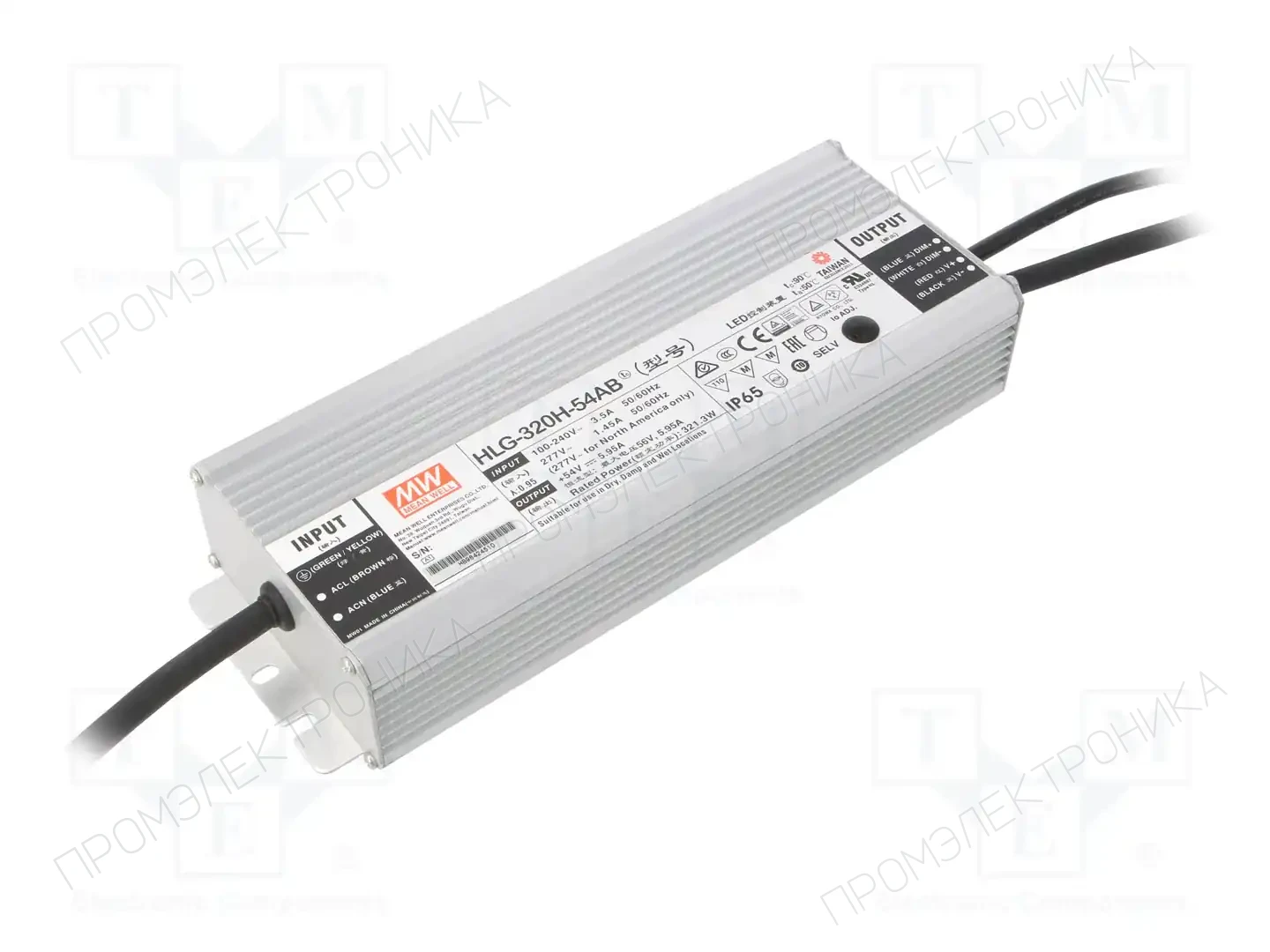 MEAN WELL HLG-320H-54AB — Блоки питания для LED