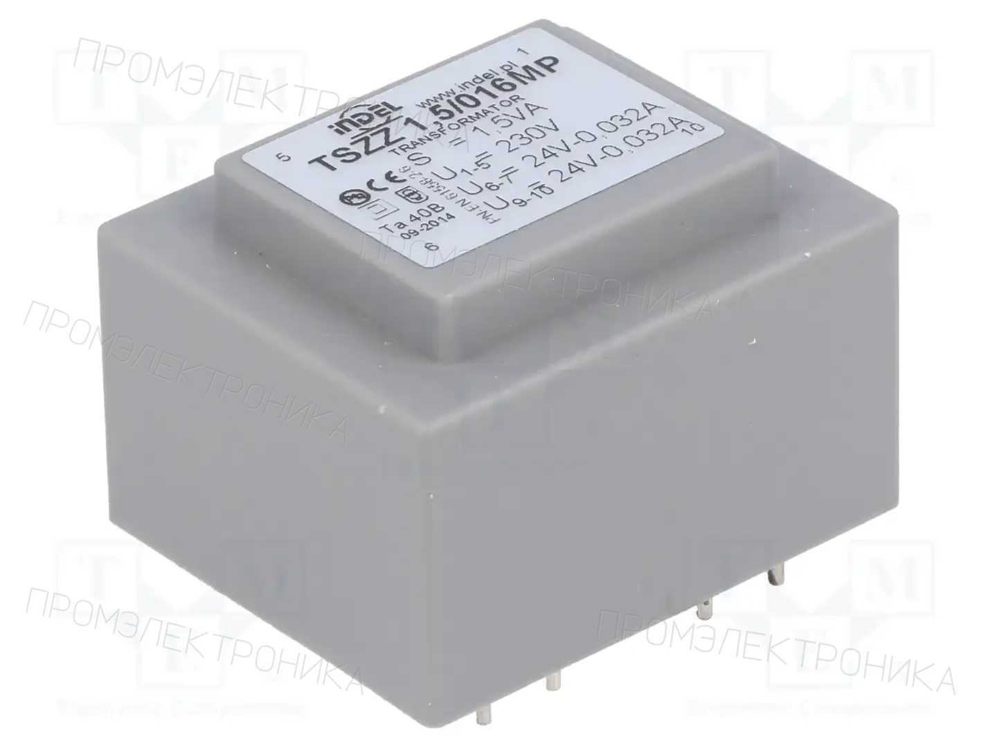 INDEL TSZZ1.5/016MP — Трансформаторы PCB