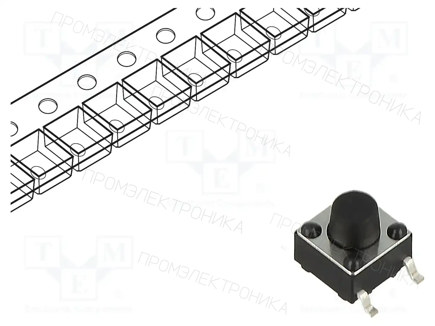 CONNFLY DS1042-03-120KKR16010 — Микропереключатели TACT