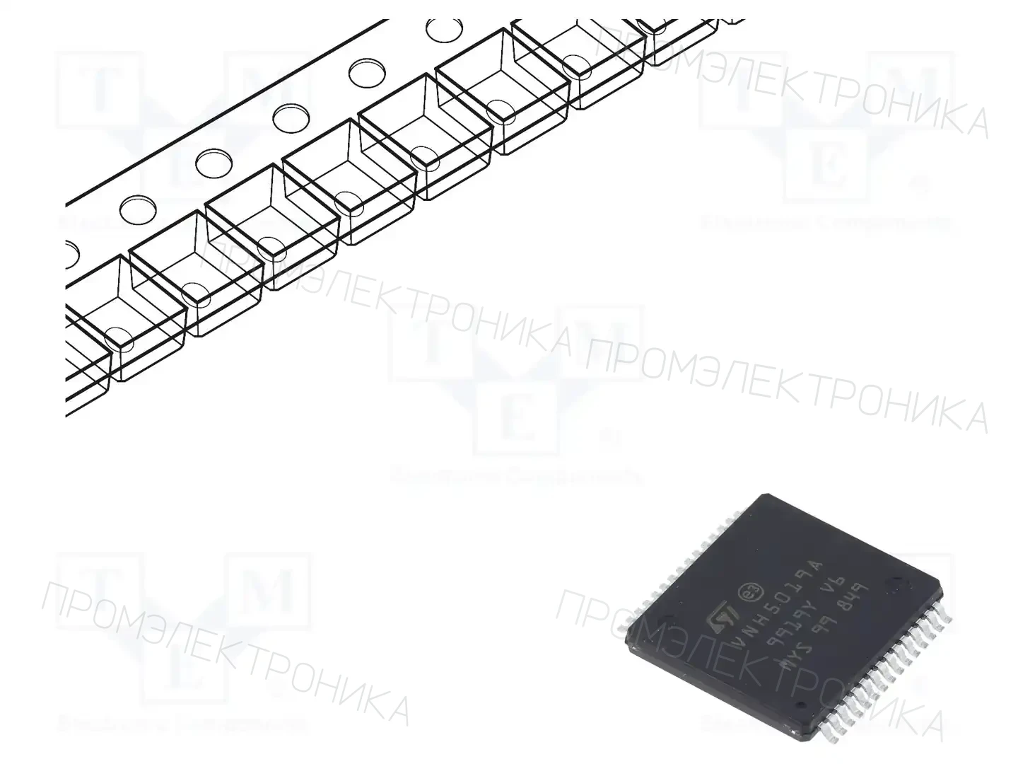 STMicroelectronics VNH5019ATR-E — Драйверы двигательные и ШИМ