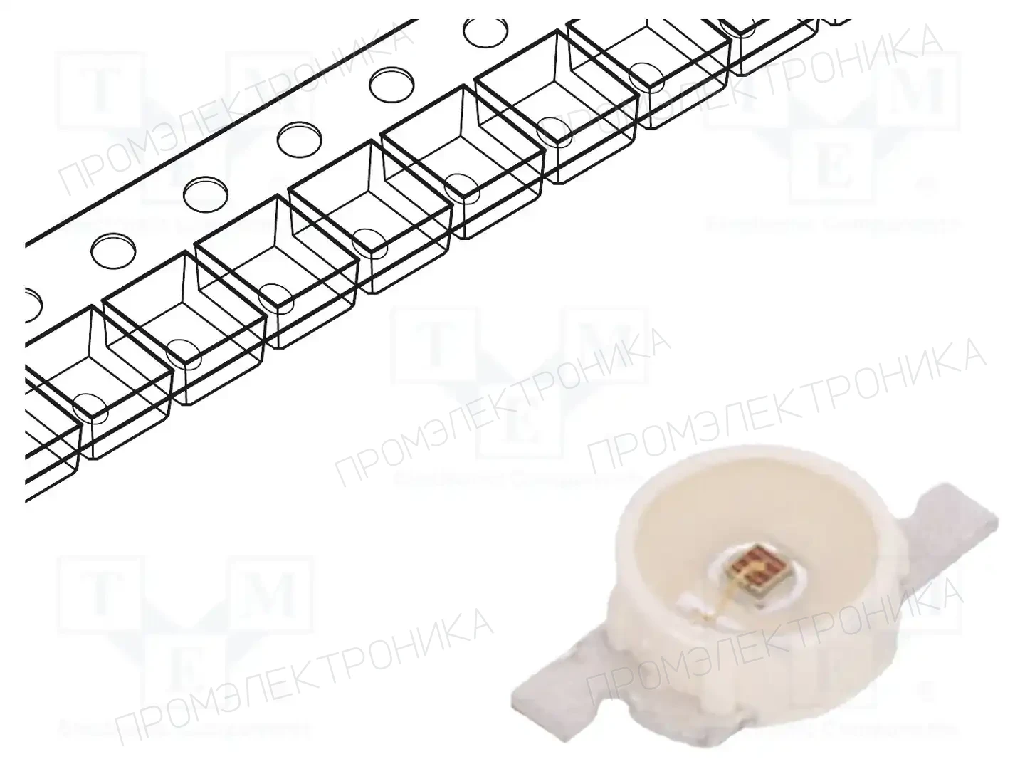ams OSRAM LR P47F-U2AB-1-1 — Светодиоды SMD цветные