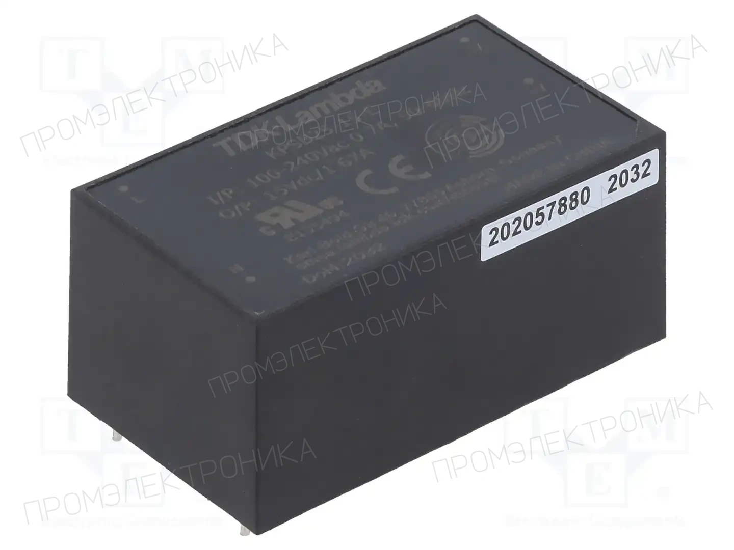 TDK-LAMBDA KPSB25-15-E — Преобразователи AC/DC для PCB