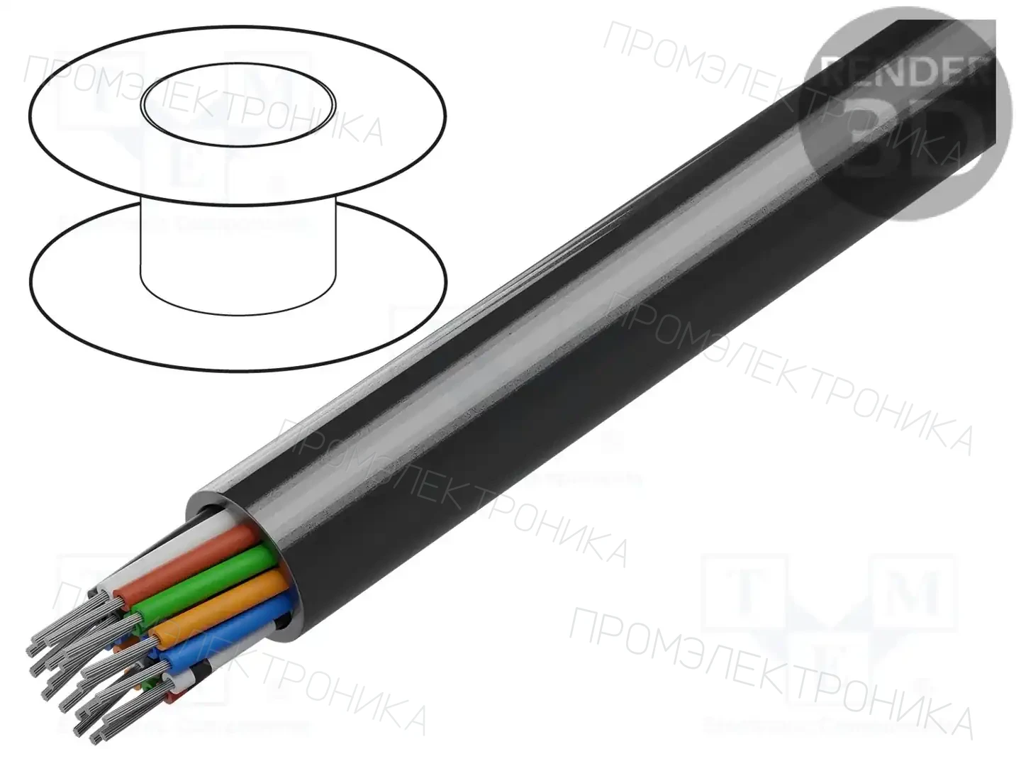 BELDEN 8619 0601000 — Провода многожильные неекранированные