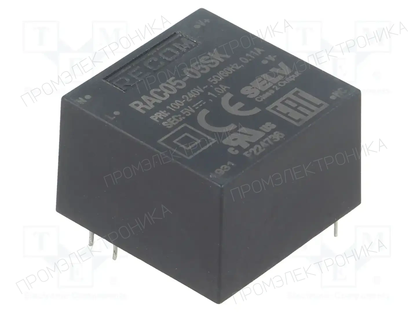 RECOM RAC05-05SK — Преобразователи AC/DC для PCB