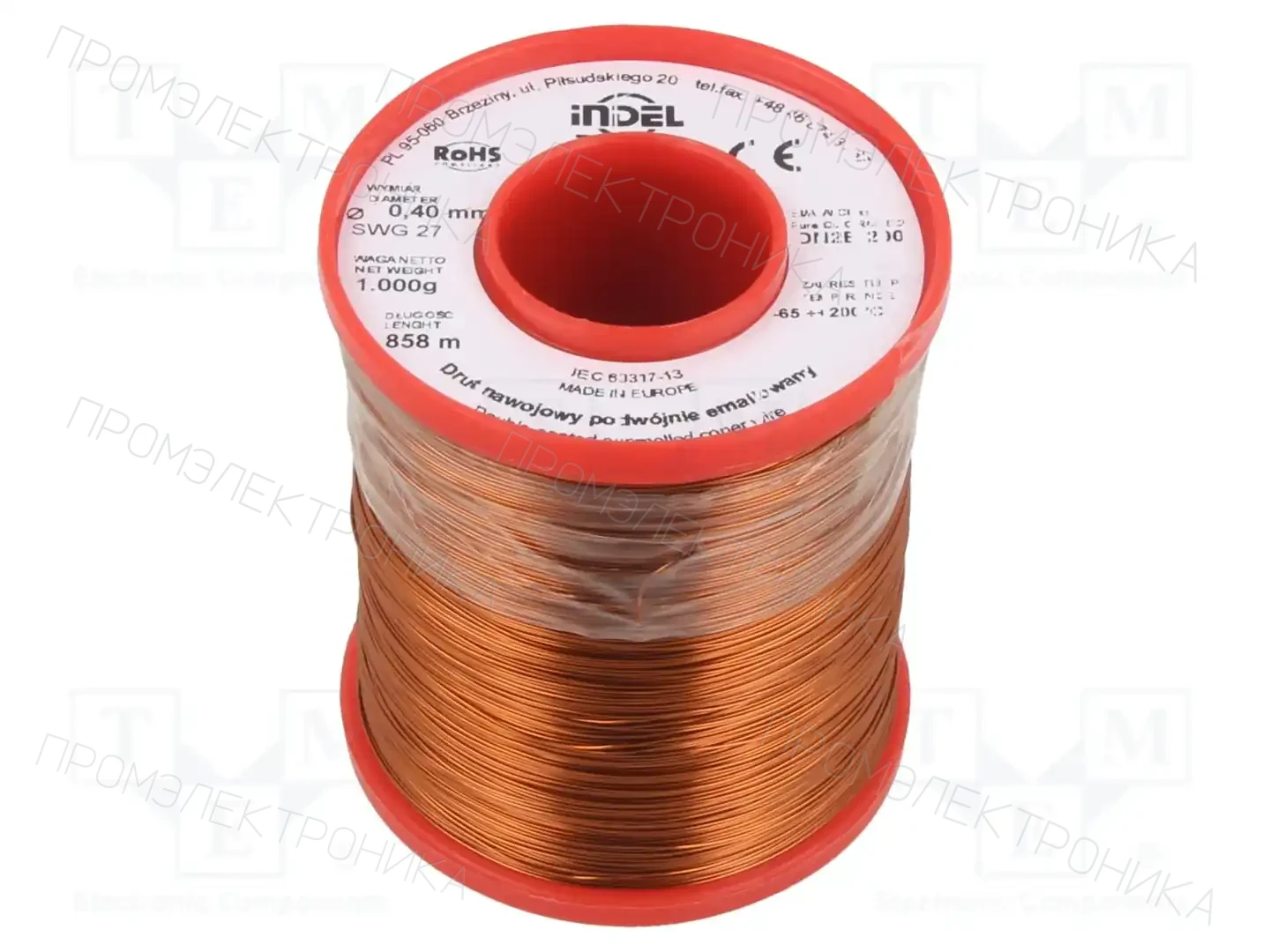 INDEL DN2E0,40-1KG — Проволока обмоточная