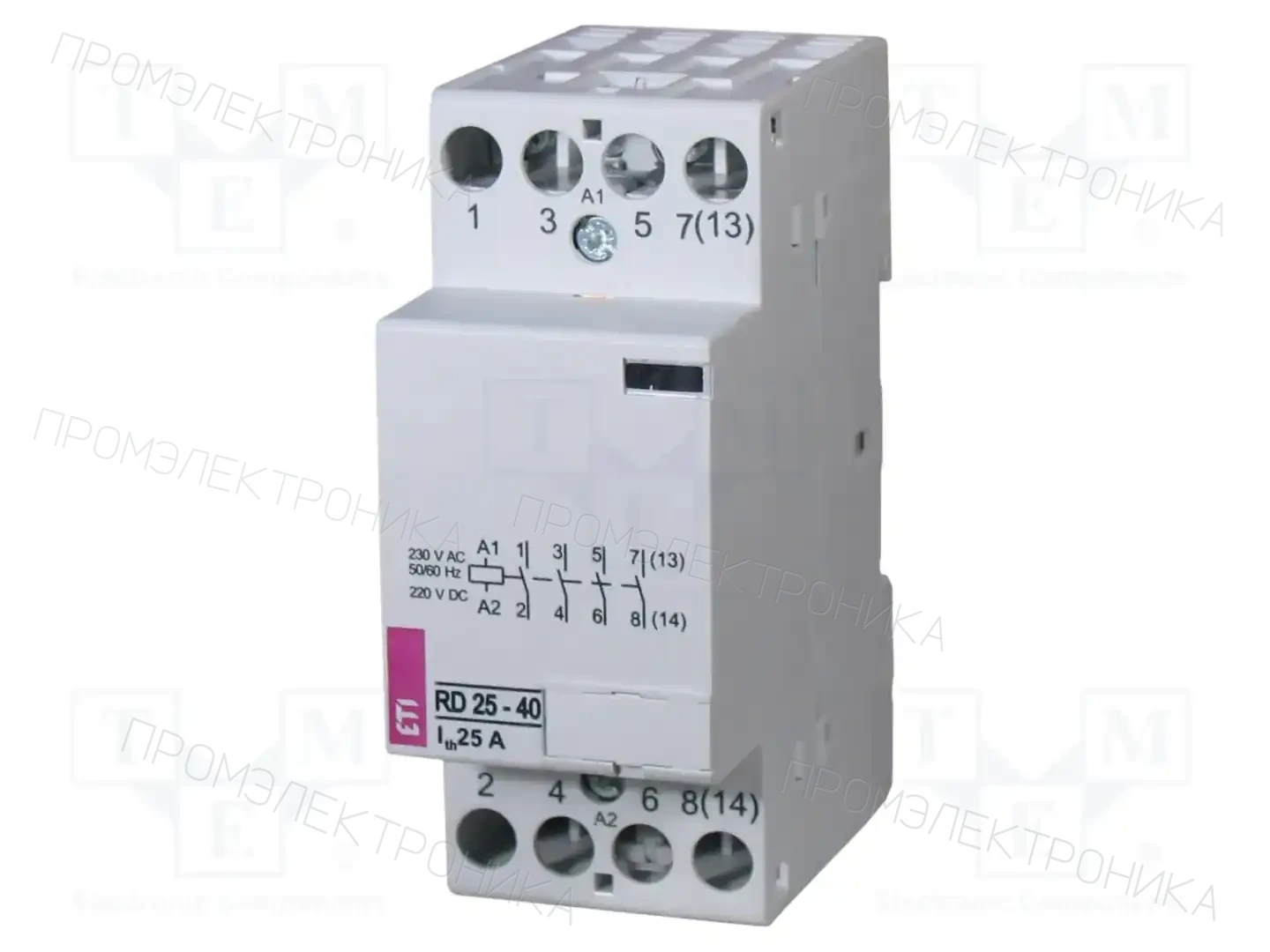 ETI POLAM RD 25-04-24V AC/DC — Контакторы - установочные модульные
