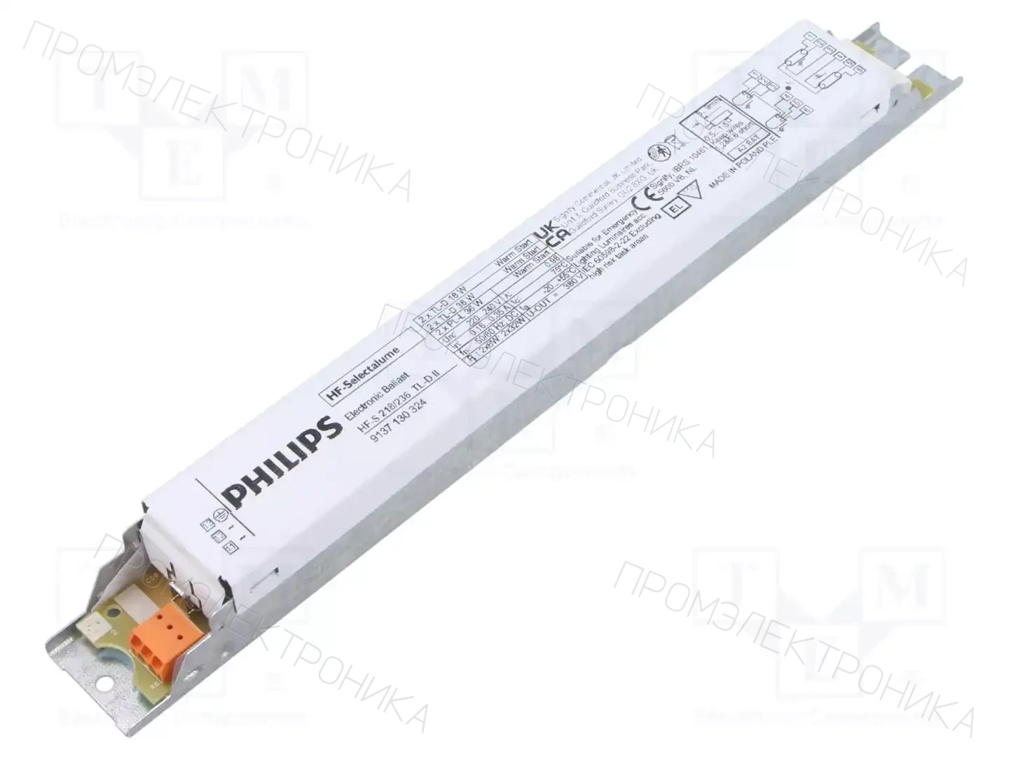 PHILIPS HF-S 218/236 TL-D II 220-240V 50/60HZ — Балласты