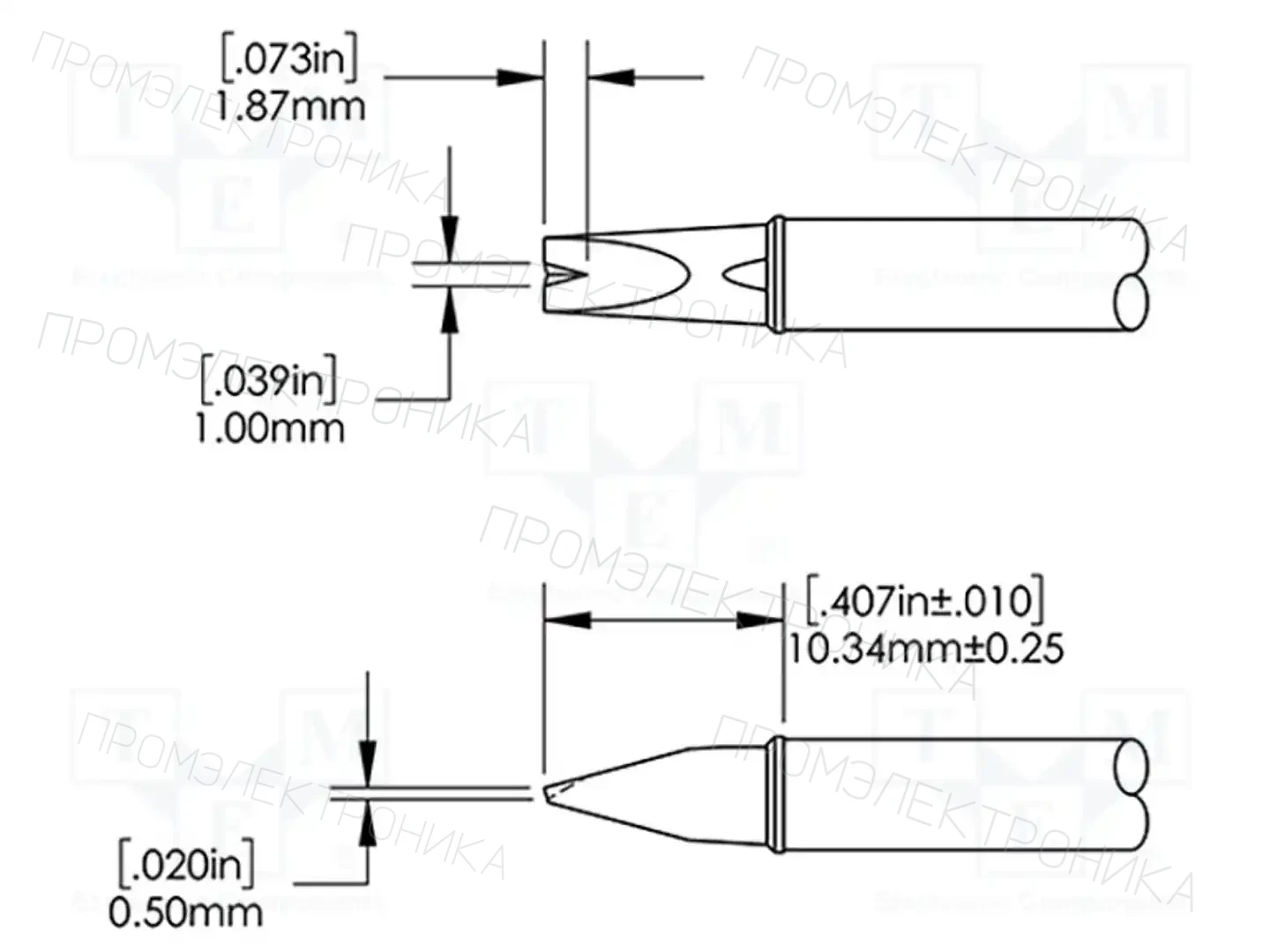 METCAL CVC-6VG0032A — Жала паяльников