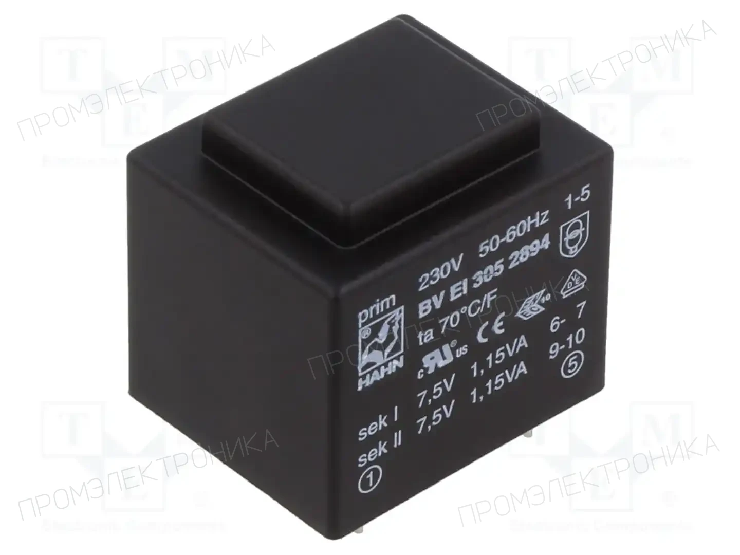 HAHN BV EI 305 2894 — Трансформаторы PCB
