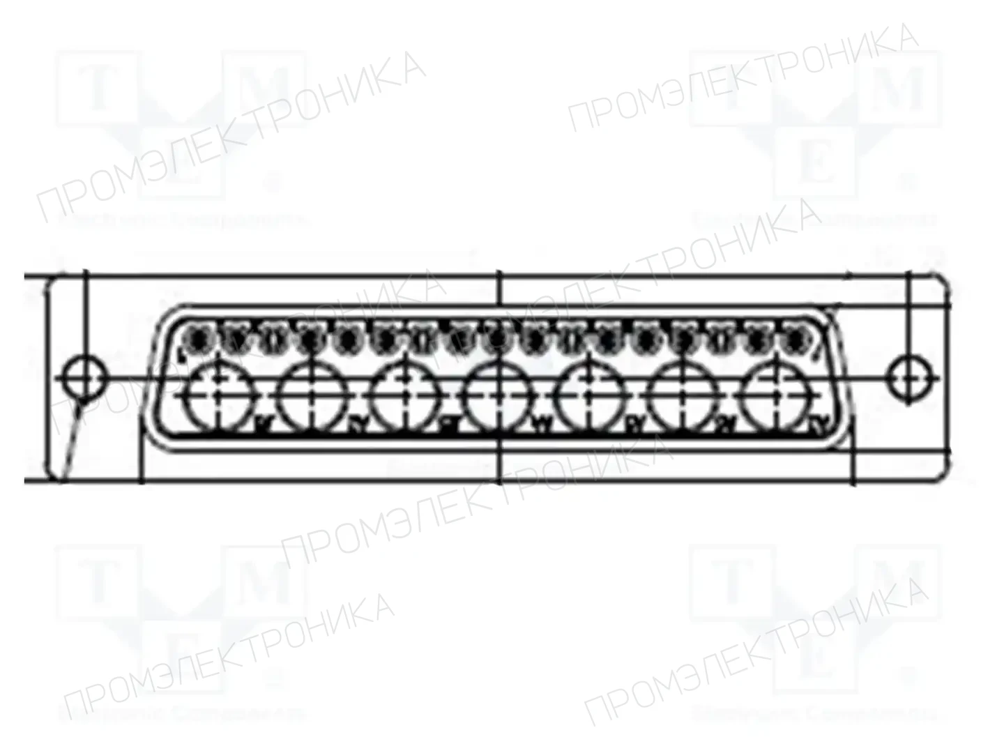 MOLEX 172704-0025 — Штекеры и гнезда D-Sub