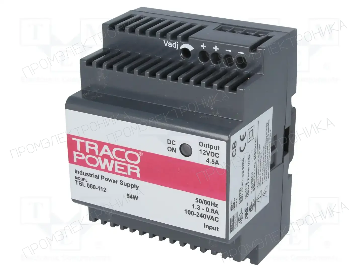 TRACO POWER TBL060-112 — Блоки питания на DIN-рейку