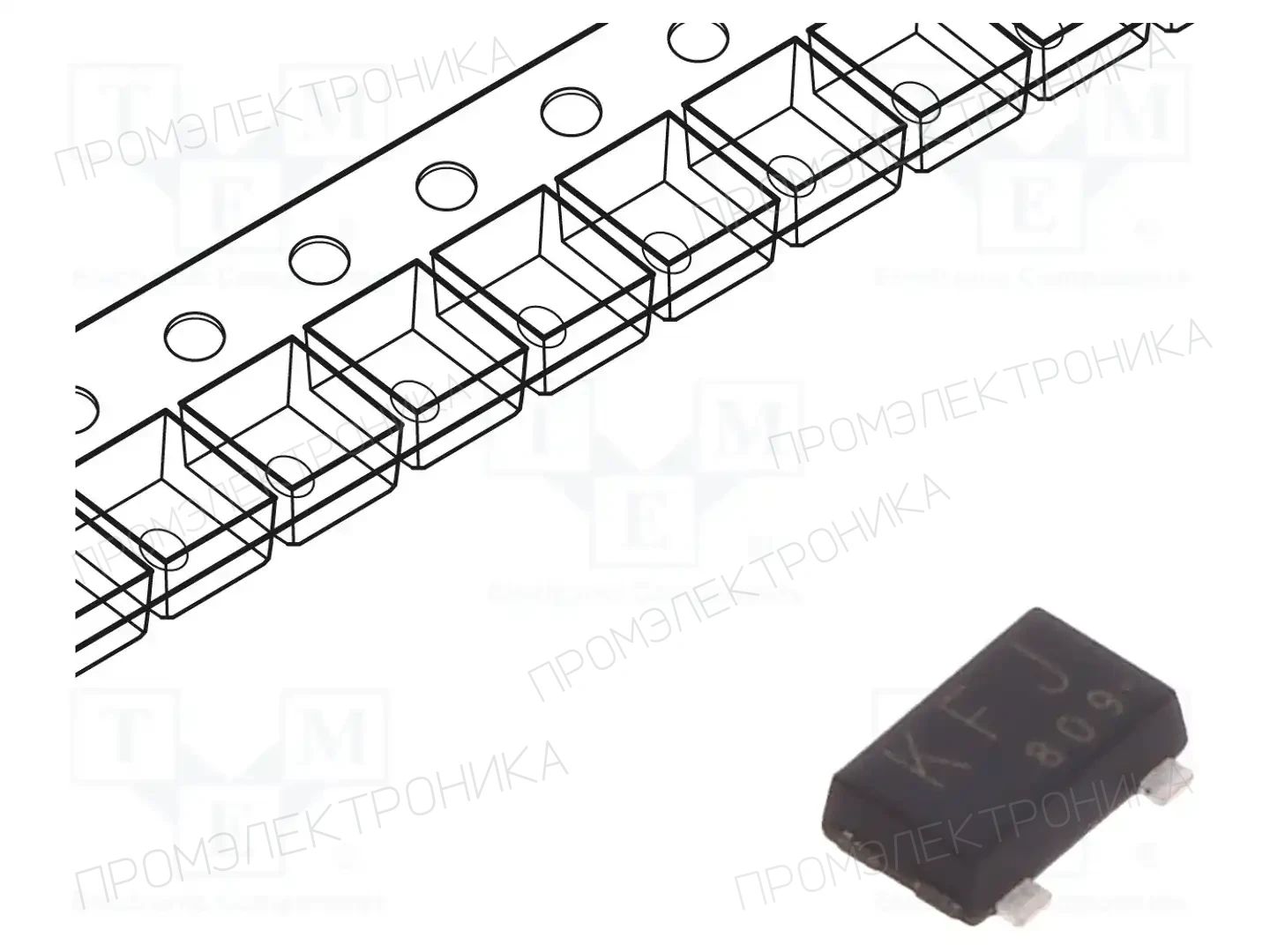 TOSHIBA SSM3J332R,LF(T — Транзисторы с каналом P SMD