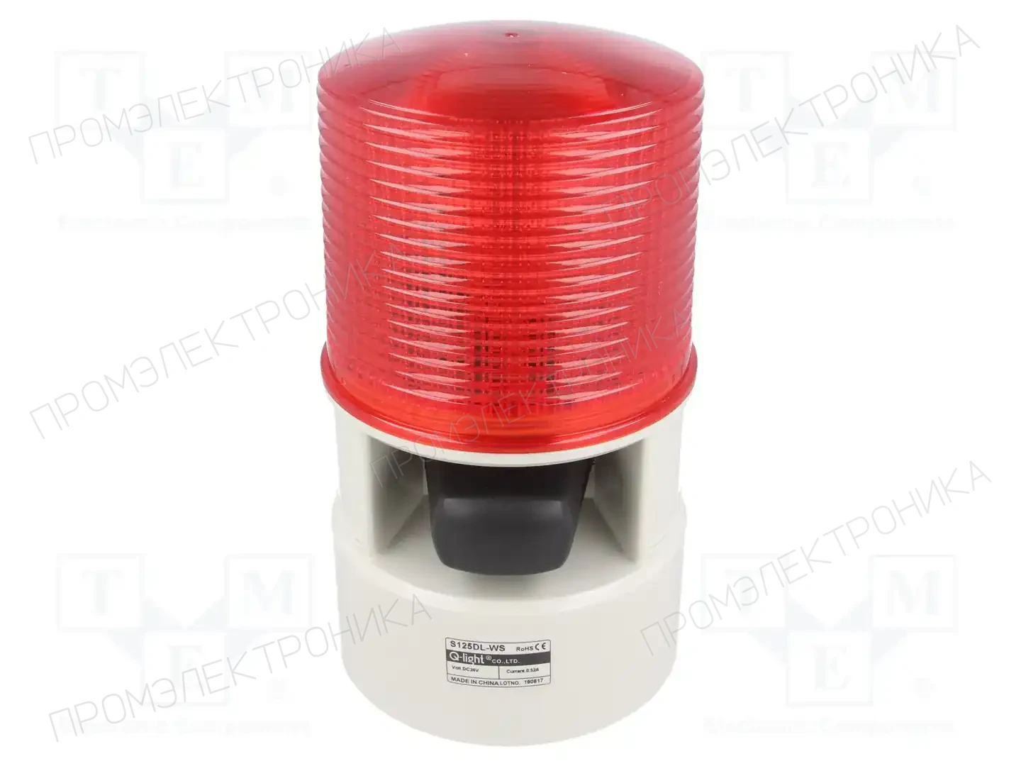 QLIGHT S125DL-WS-24-R — Сигнализаторы светозвуковые