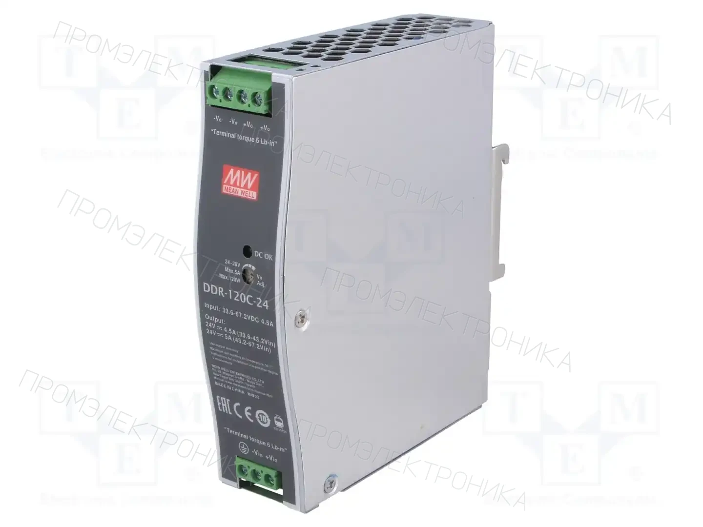 MEAN WELL DDR-120C-48 — Преобразователи DC/DC