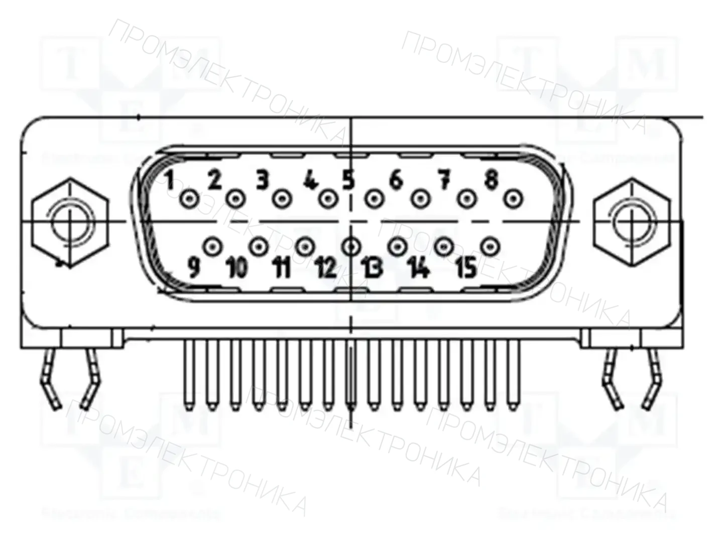 MOLEX 173109-1909 — Штекеры и гнезда D-Sub