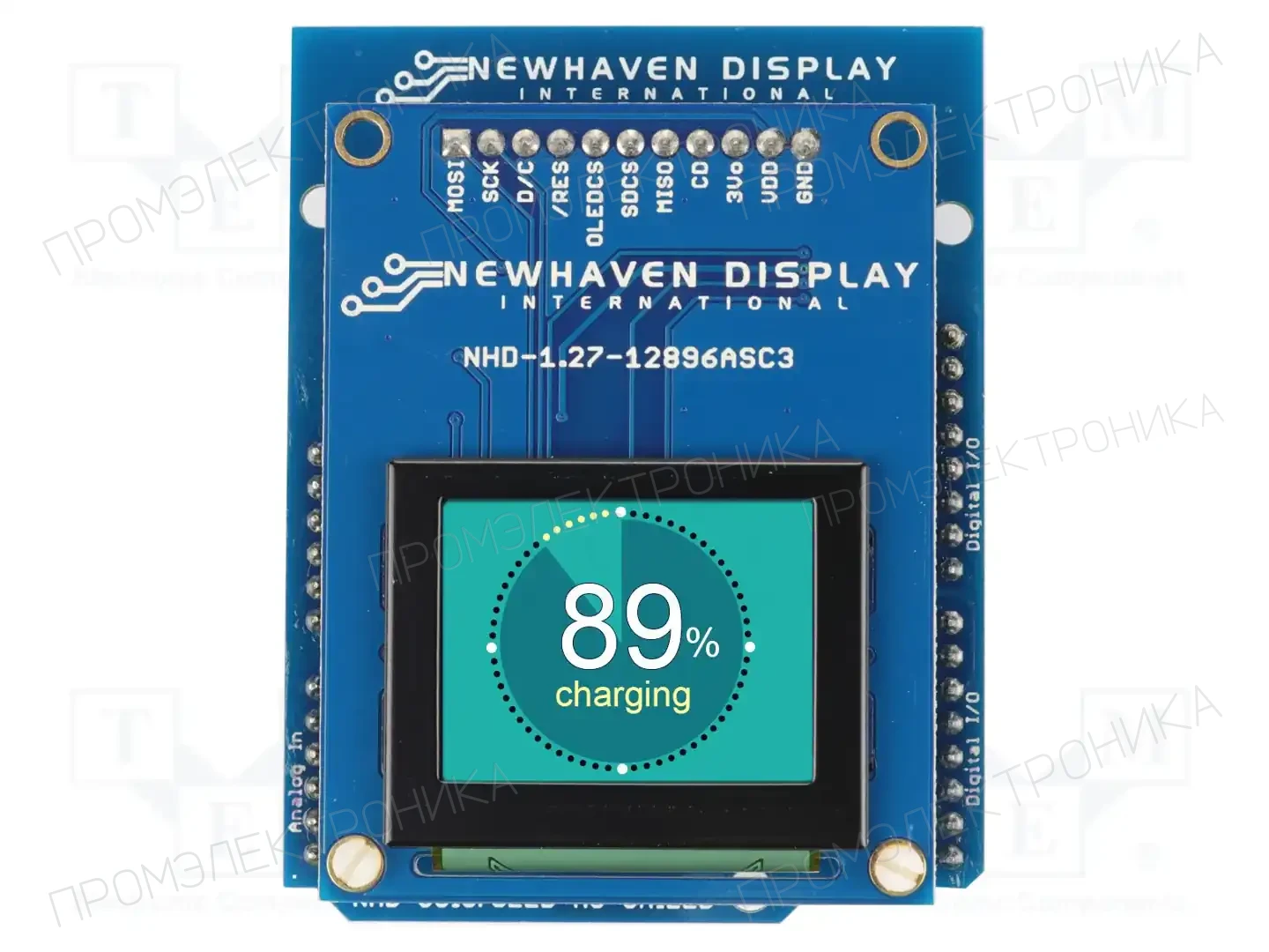 NEWHAVEN DISPLAY INTERNATIONAL NHD-1.27-AU-SHIELD — Дисплеи OLED графические