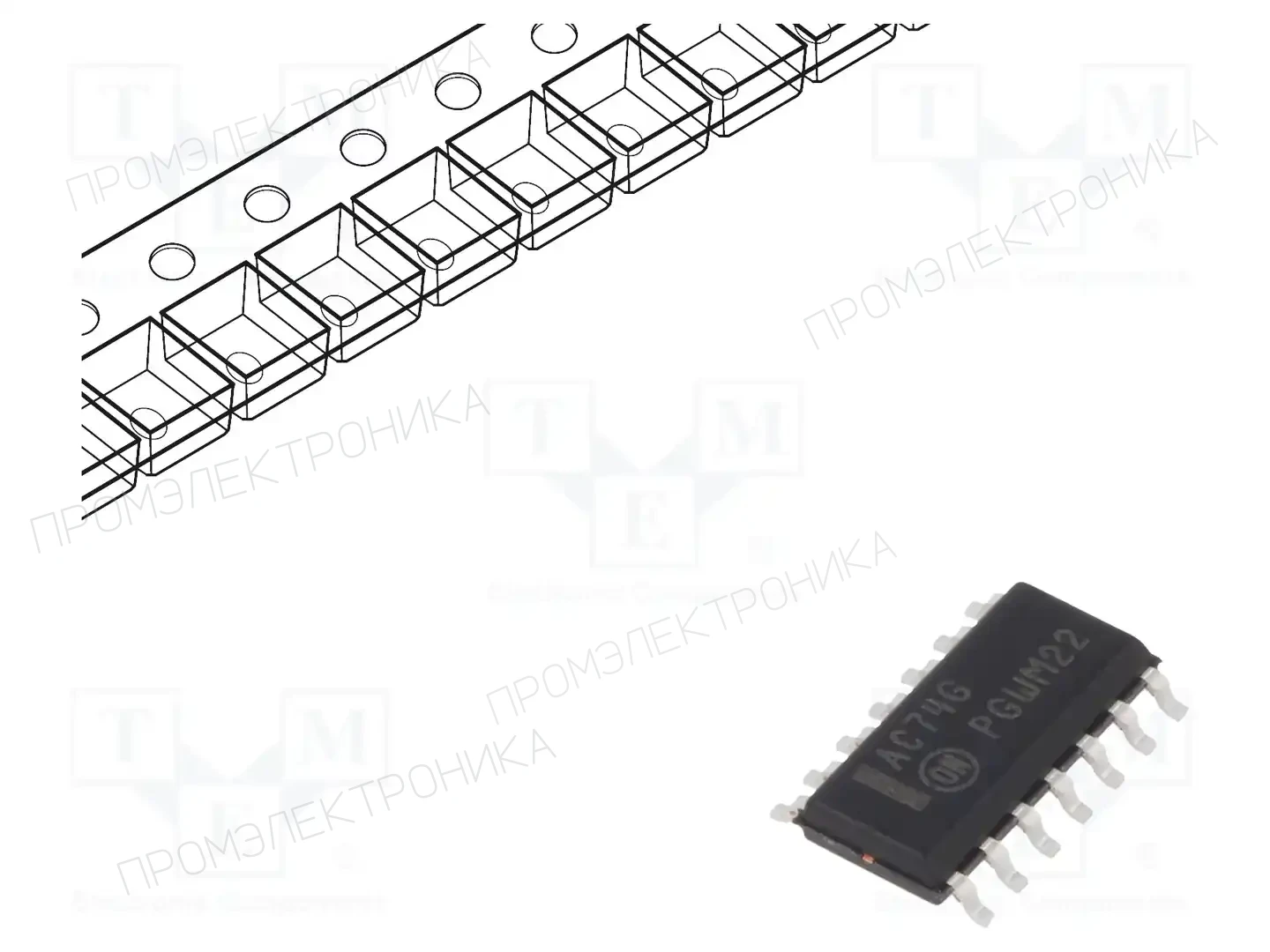 onsemi MC74AC74DR2G — Триггеры