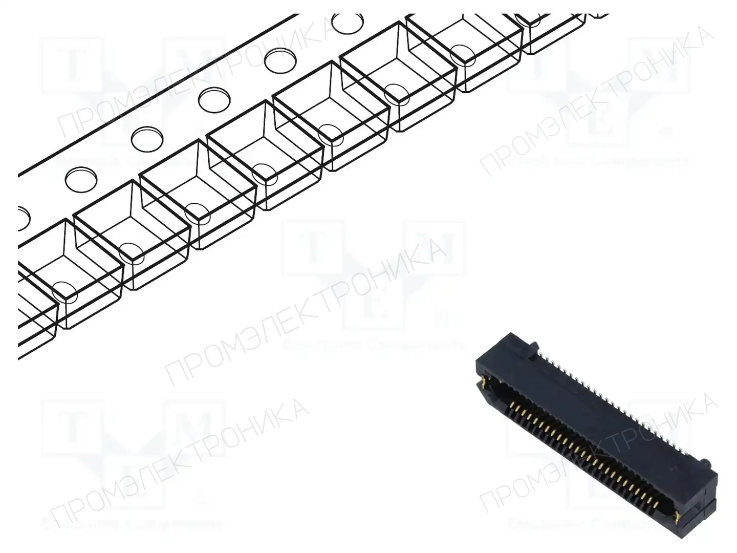 SAMTEC ERF8-025-05.0-L-DV-L-K-TR — Разъeмы пластина - пластина