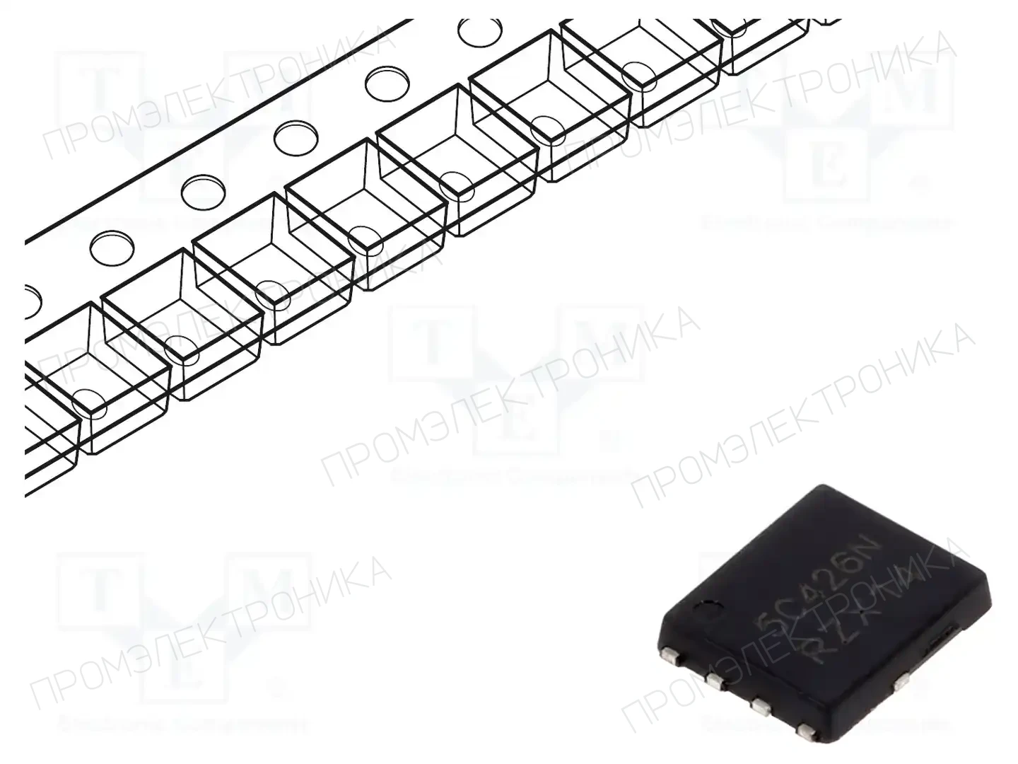 onsemi NVMFS5C426NAFT1G — Транзисторы с каналом N SMD