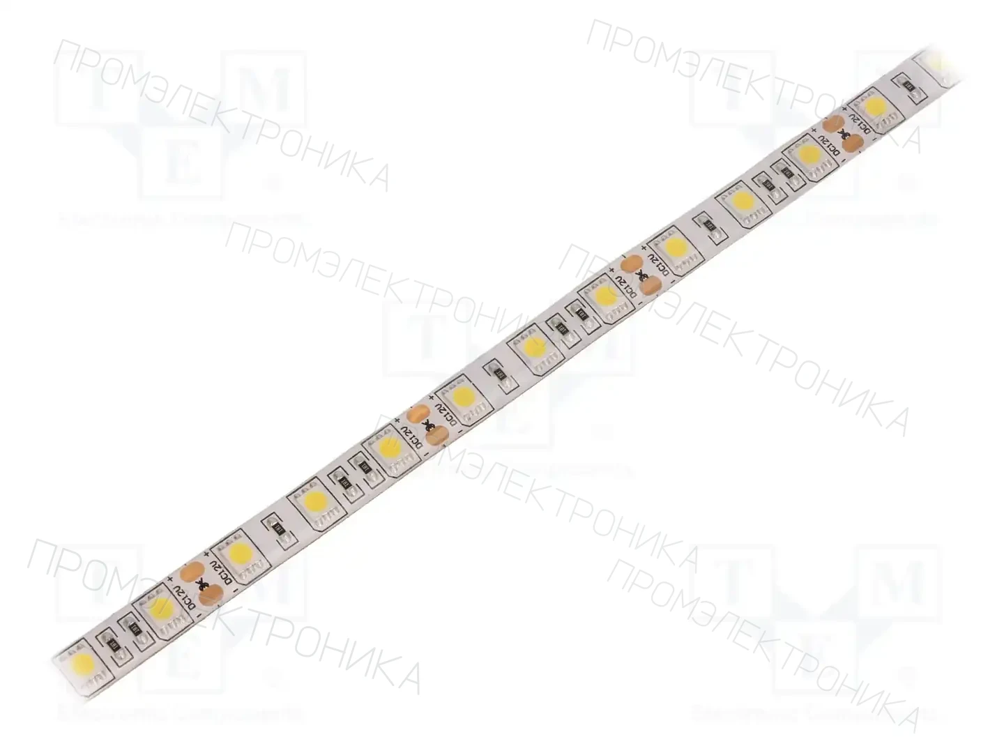 WISVA OPTOELECTRONICS HH-S60F010-5050-12 CW WHITE PCB IP65 — Источники света - светодиодные ленты