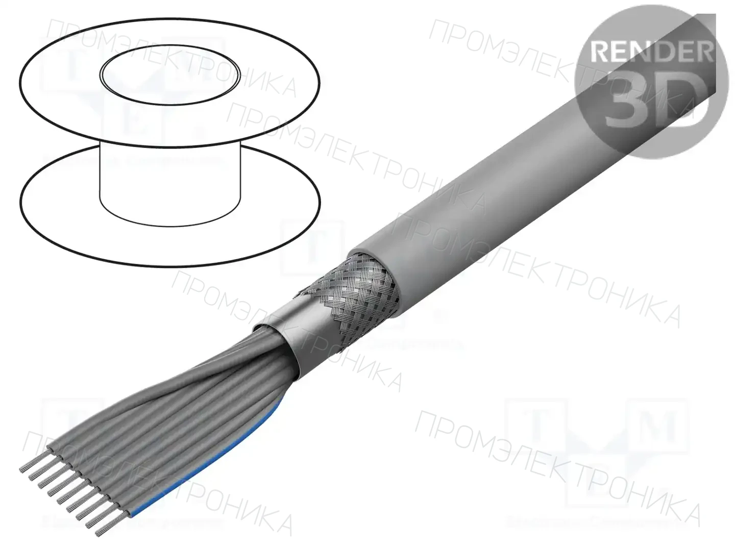 HARTING 09180107007 — Провода ленточные одноцветные