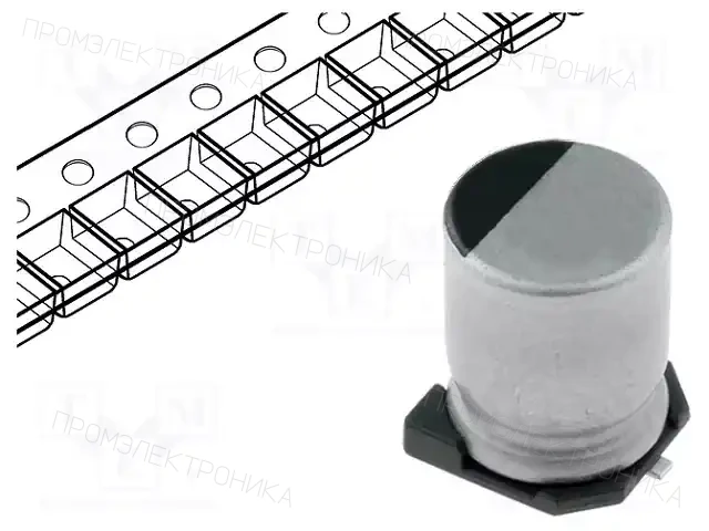 SAMWHA SC1C477M08010VR — Конденсаторы электролитические SMD