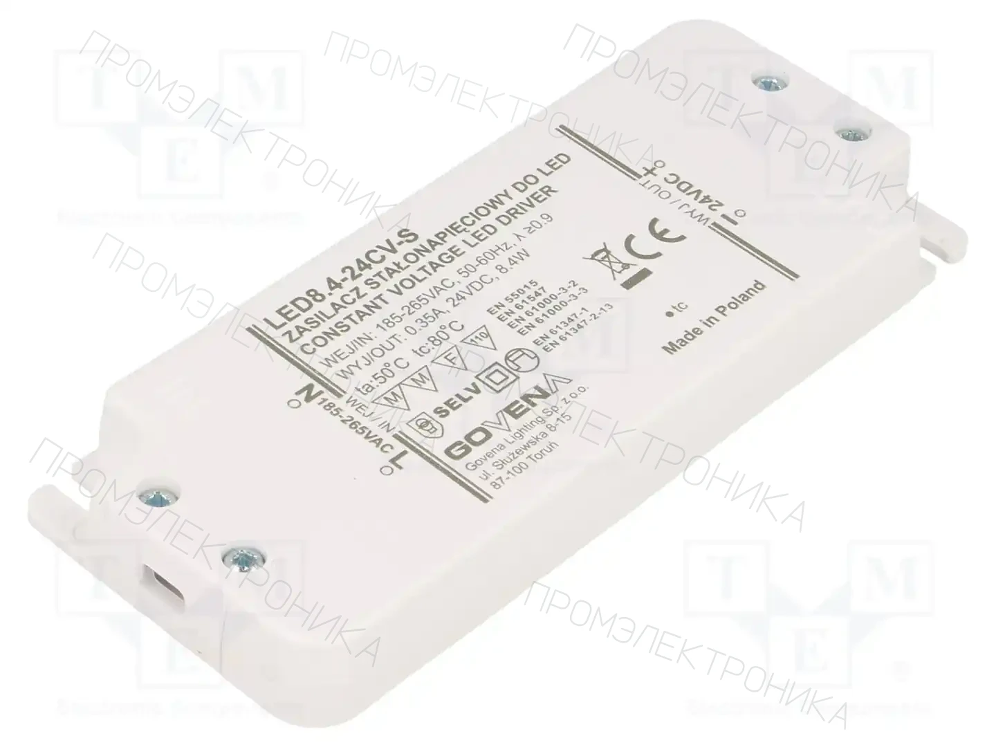 GOVENA Z-LED-8.4W-24CV-SLIM — Блоки питания для LED