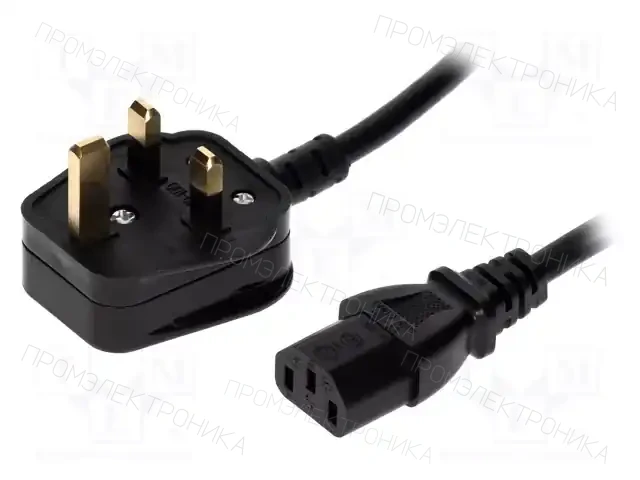 LIAN DUNG LT-327(3A) +501 3X1.0 BLK 3.0M — Кабели питания компьютерные и универс