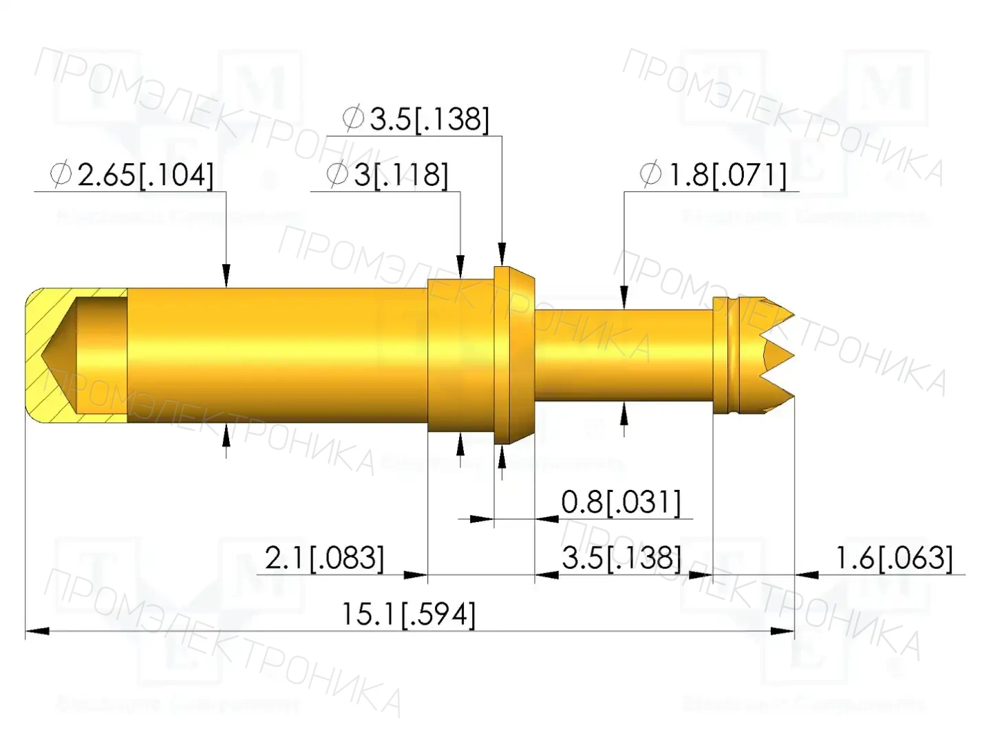 INGUN HSS-520 306 230 A 1502 Z — Измерительные щупы