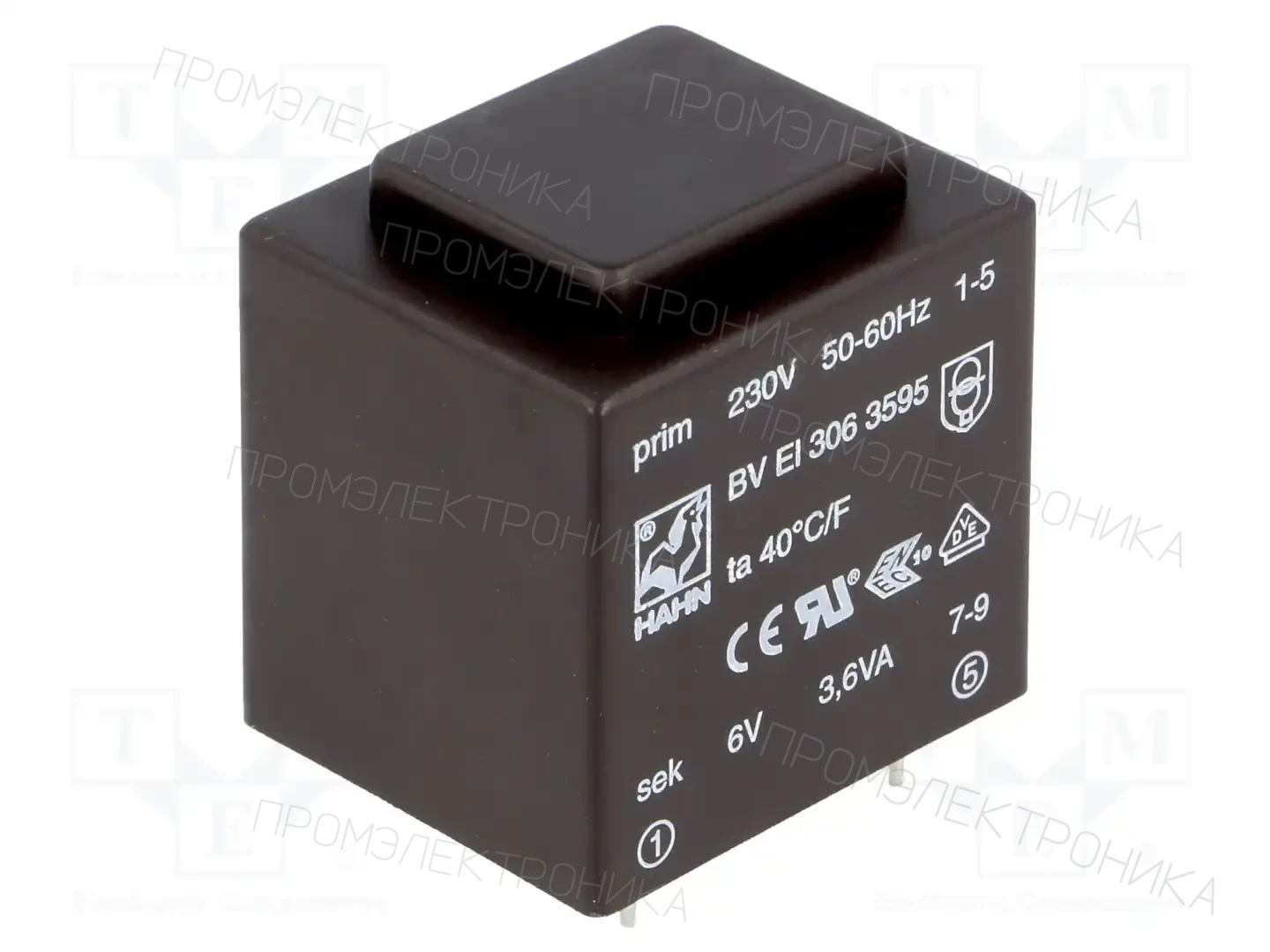 HAHN BV EI 306 3595 — Трансформаторы PCB