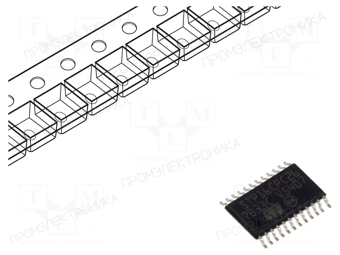 STMicroelectronics STP16CPC26XTR — Светодиодные драйверы