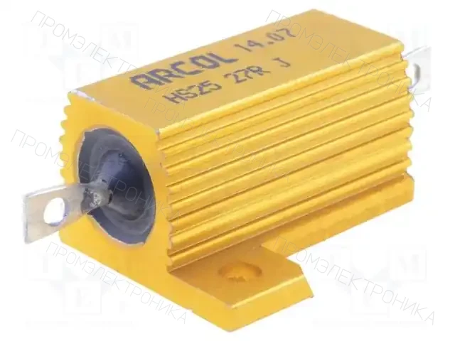 ARCOL/OHMITE HS25 27R J — Резисторы мощности