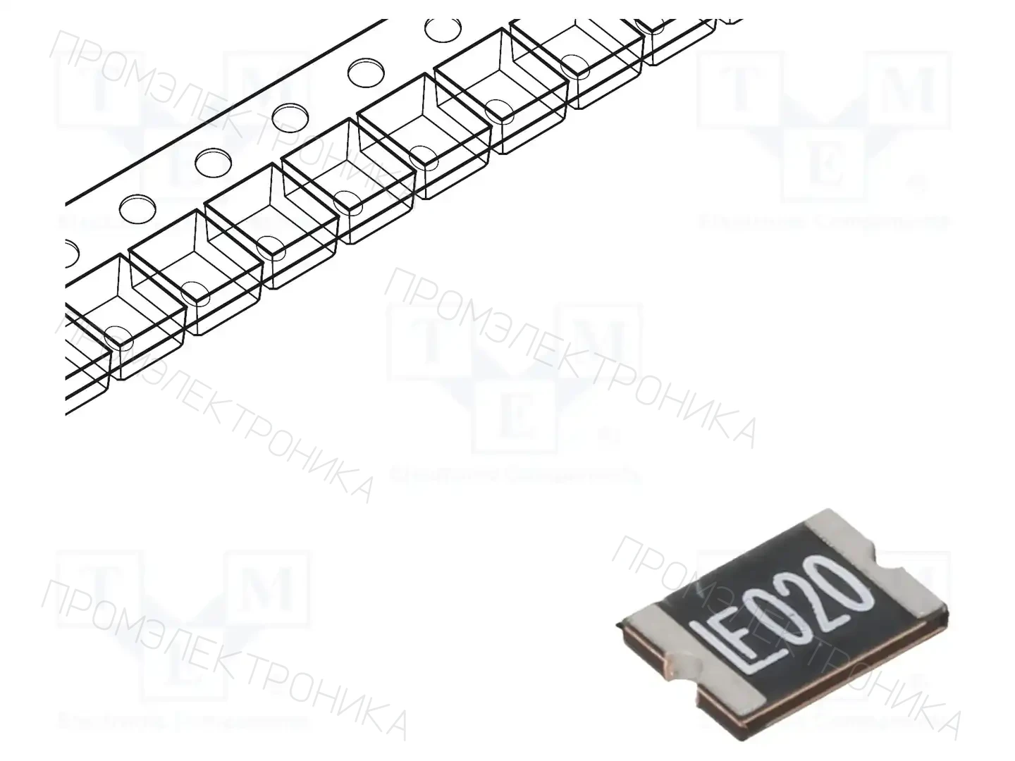LITTELFUSE 1812L020PR — Предохранители полимерные SMD