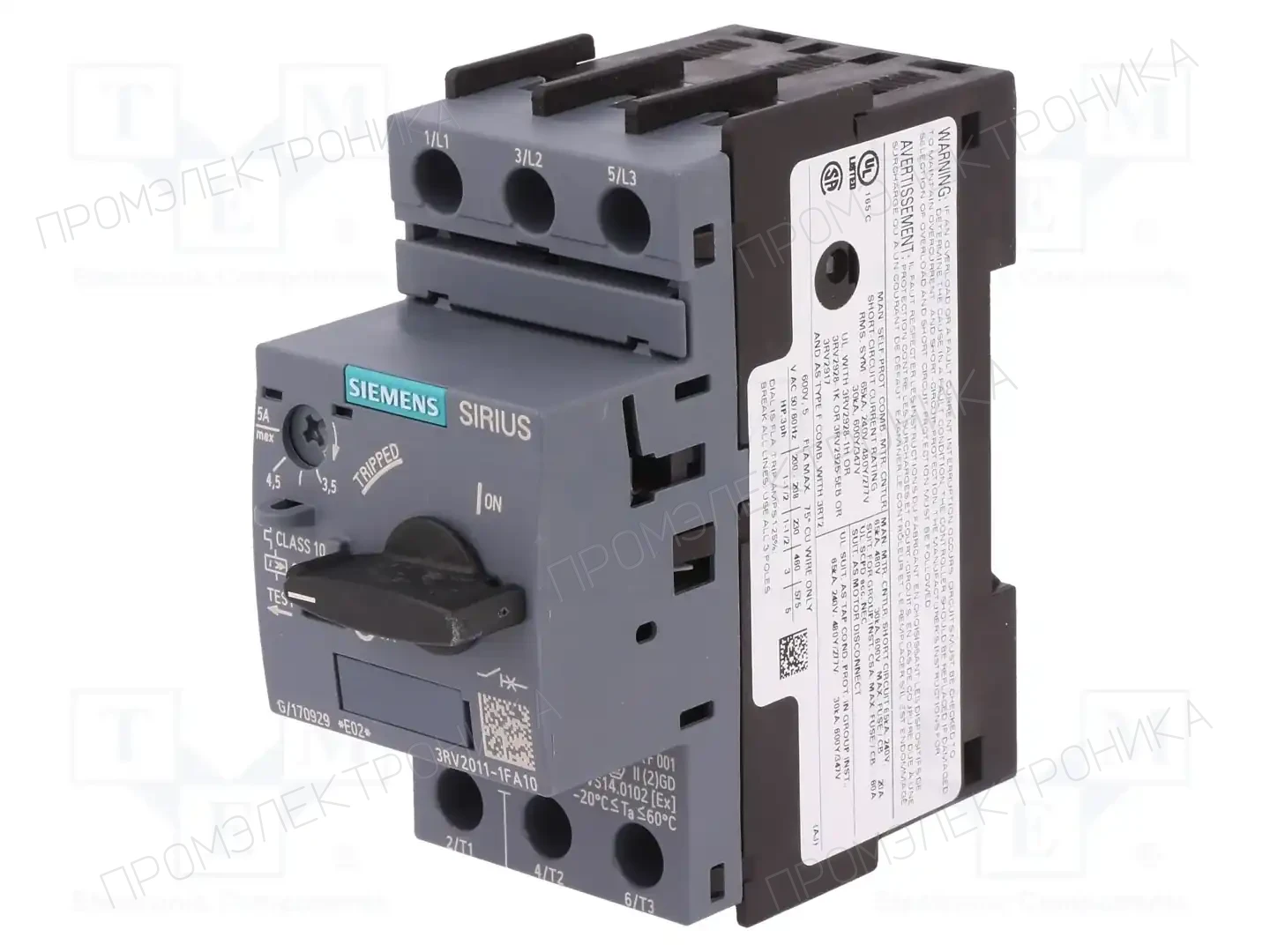 SIEMENS 3RV2011-1FA10 — Выключатели двигательные