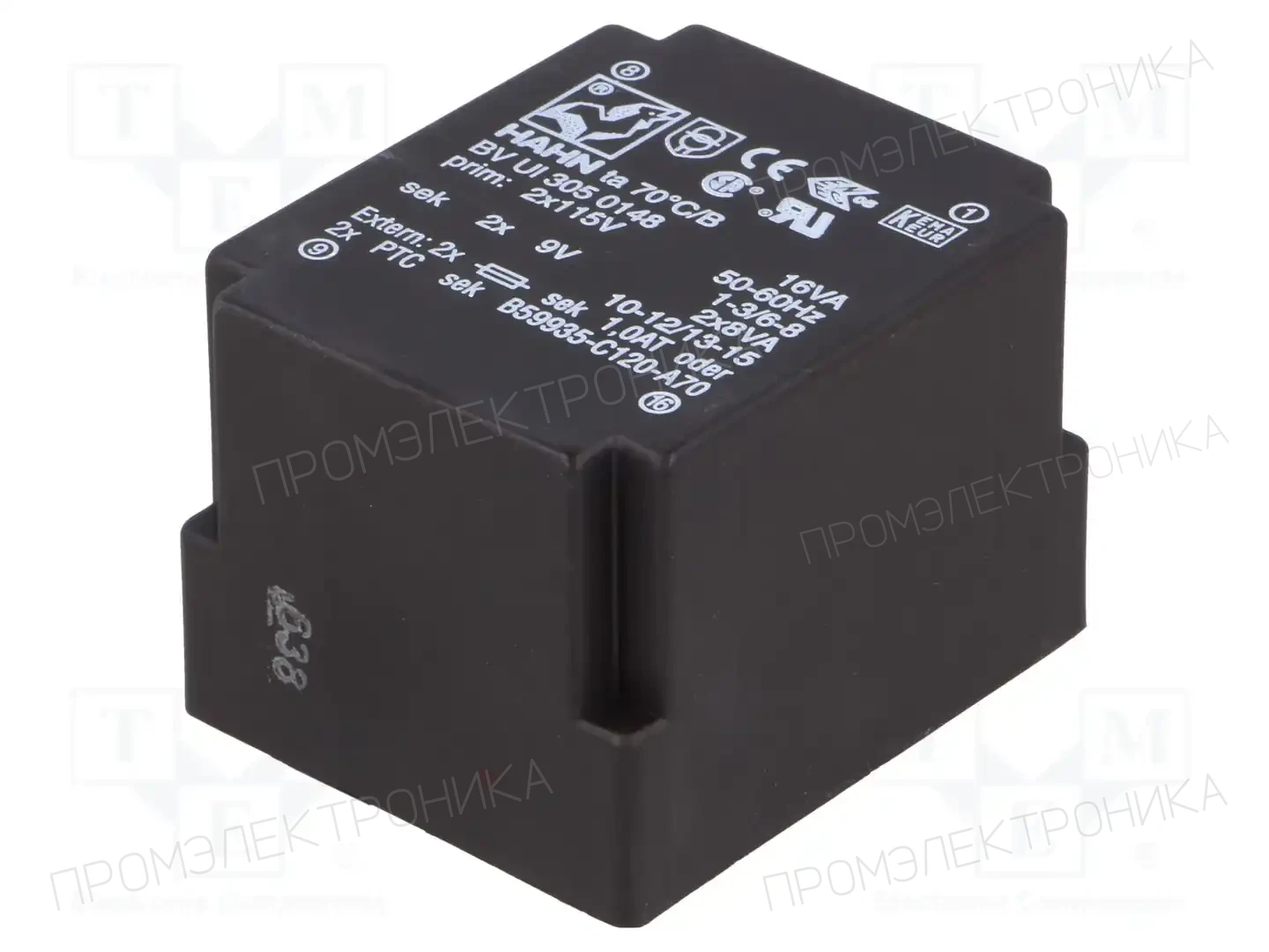 HAHN BV UI 305 0148 — Трансформаторы PCB
