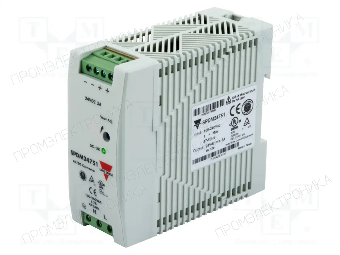 CARLO GAVAZZI SPDM24751 — Блоки питания на DIN-рейку