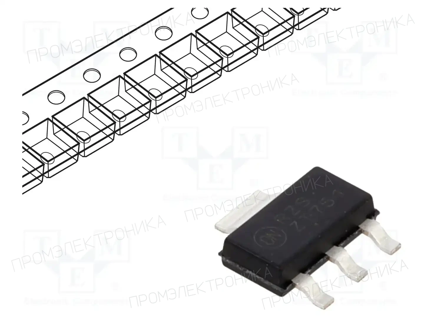 onsemi PZT751T1G — Транзисторы PNP SMD