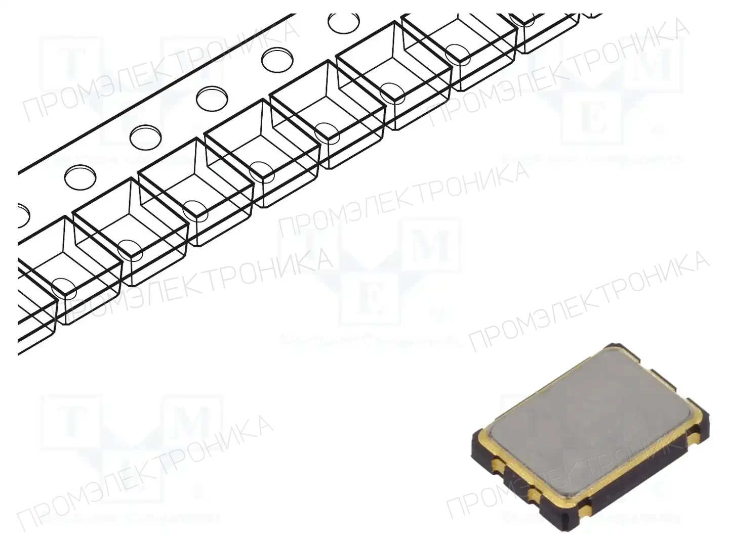 QST QTM750-50.000MDE-T — Резонаторы и генераторы