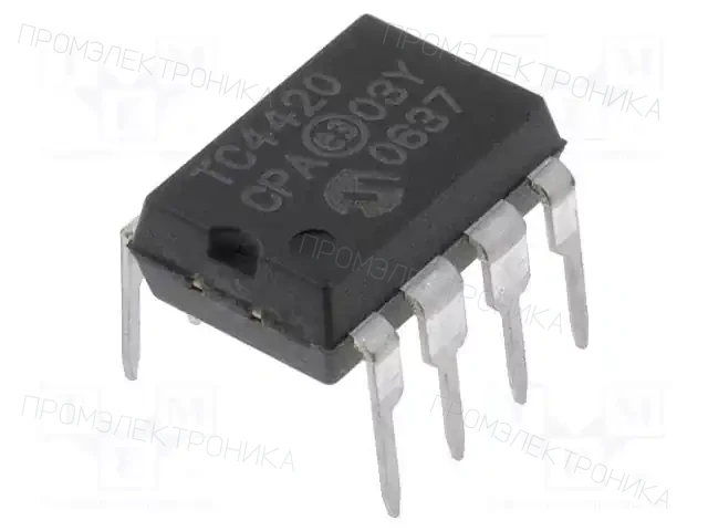 Microchip Technology TC4420CPA — Драйверы MOSFET/IGBT