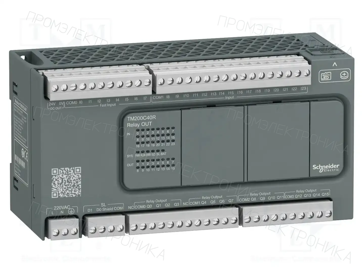 SCHNEIDER ELECTRIC TM200C40R — Контроллеры PLC