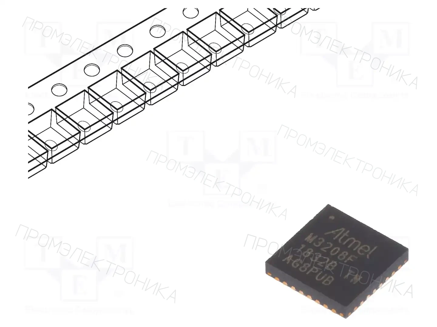 Microchip Technology ATMEGA3208-MFR — Линейка AVR 8-bit