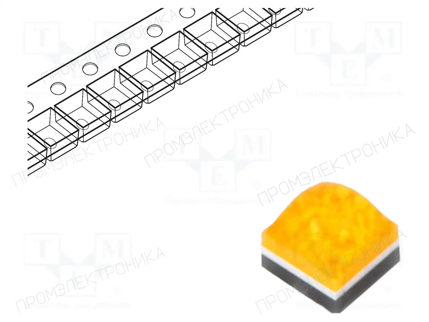 ProLight Opto PQ2N-4LPE-AWFC — Светодиоды мощности цветные - Emitter