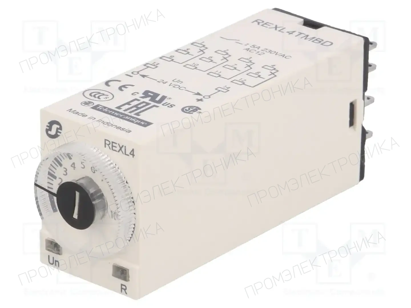 SCHNEIDER ELECTRIC REXL4TMBD — Временные аналоговые реле