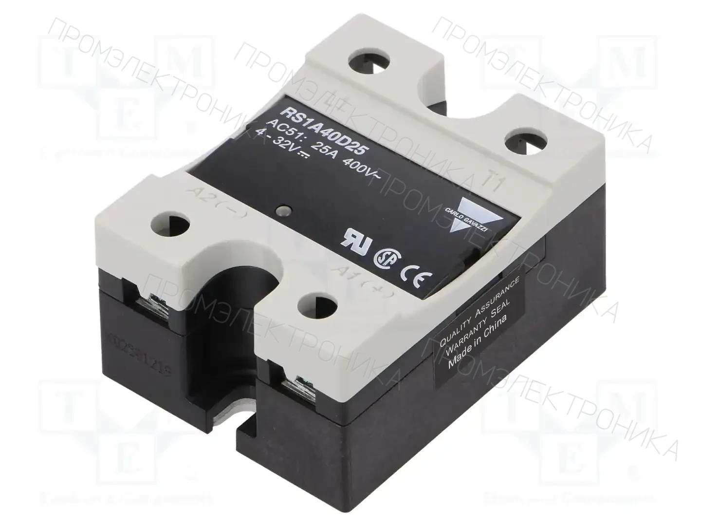 CARLO GAVAZZI RS1A40D25 — Реле SSR однофазные