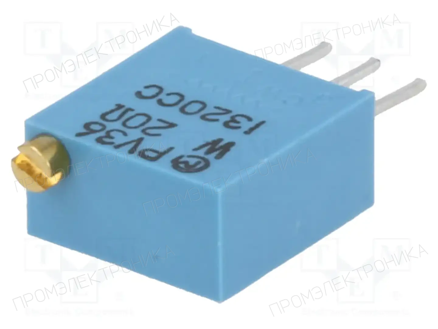 BOURNS PV36W200C01B00 — Потенциометры THT многооборотные 3/8 дм