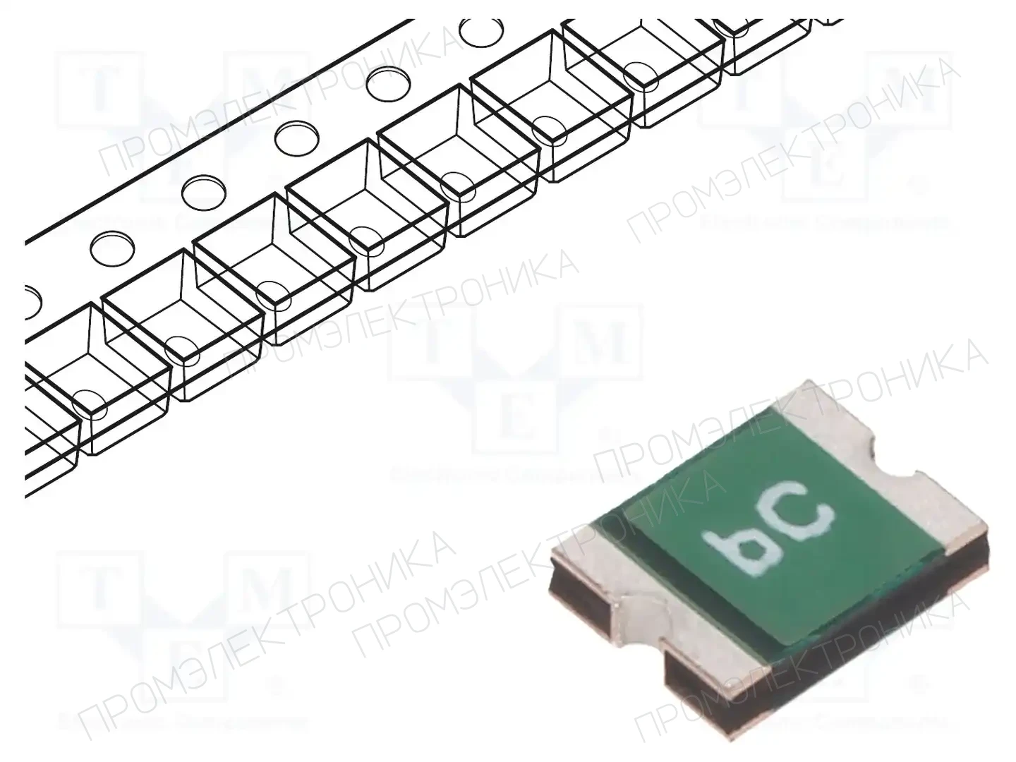 BEL FUSE 0ZCH0005FF2E — Предохранители полимерные SMD