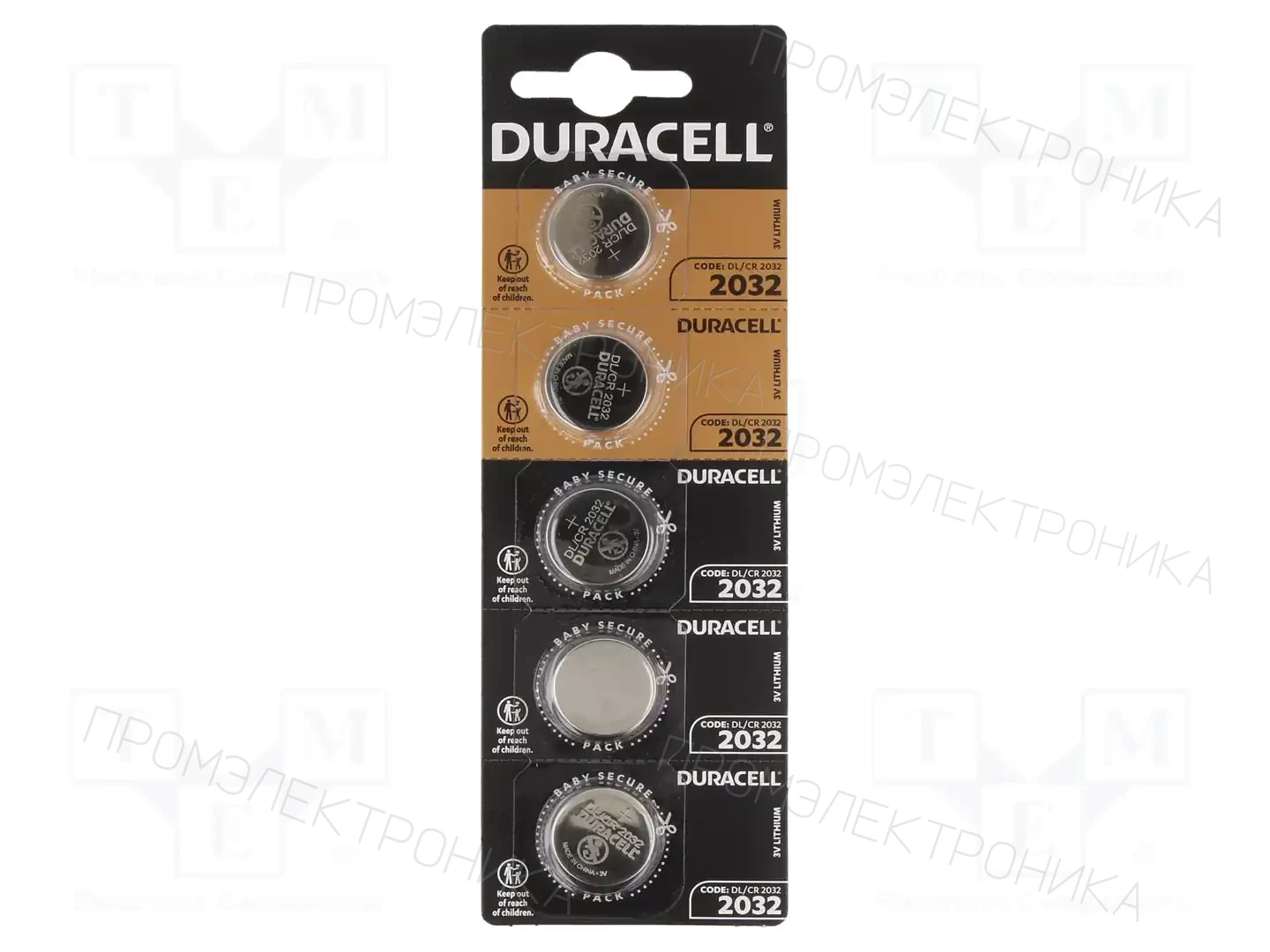 DURACELL DR2032 B5 — Батареи
