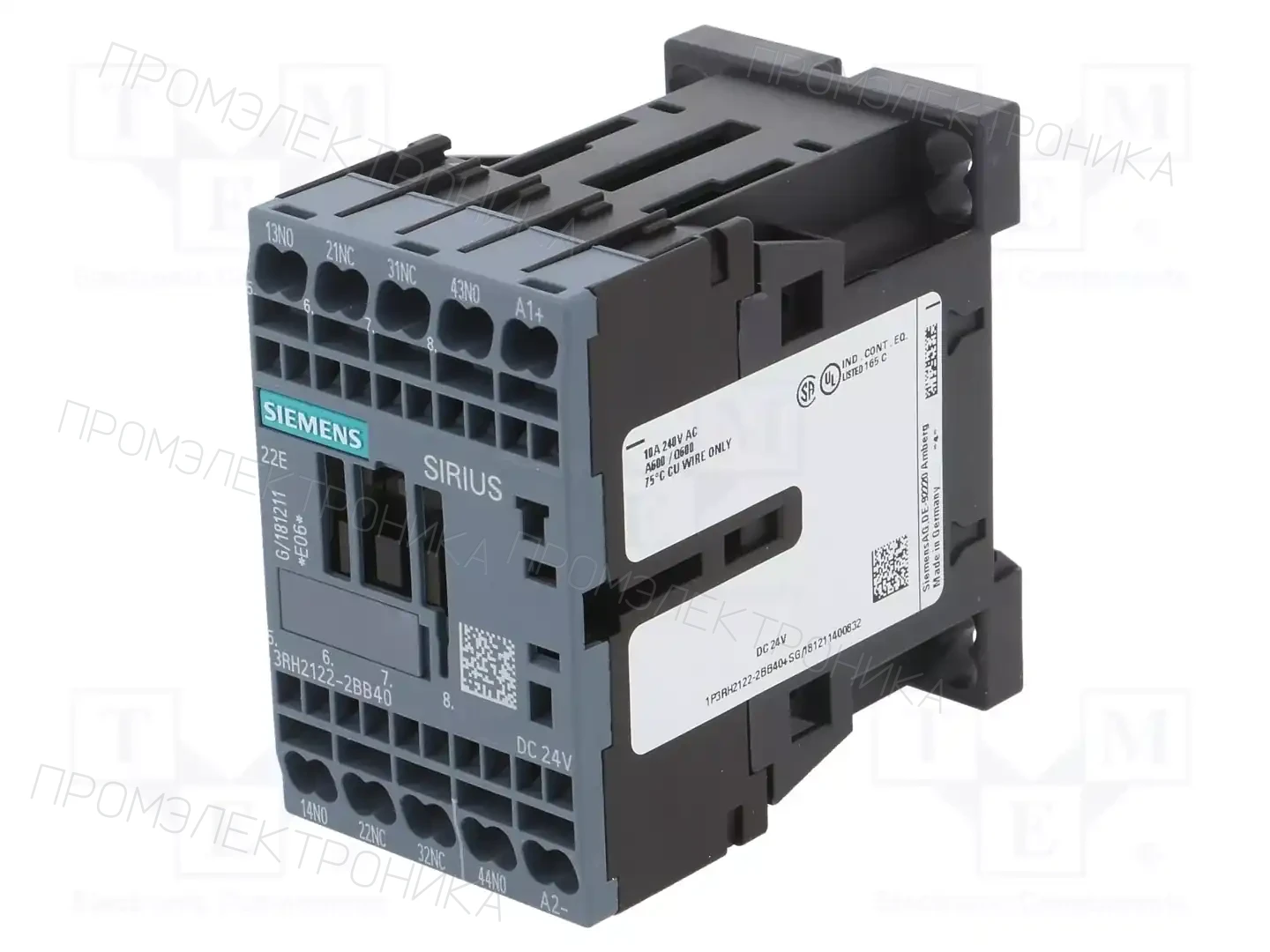 SIEMENS 3RH2122-2BB40 — Контакторы - главные модули